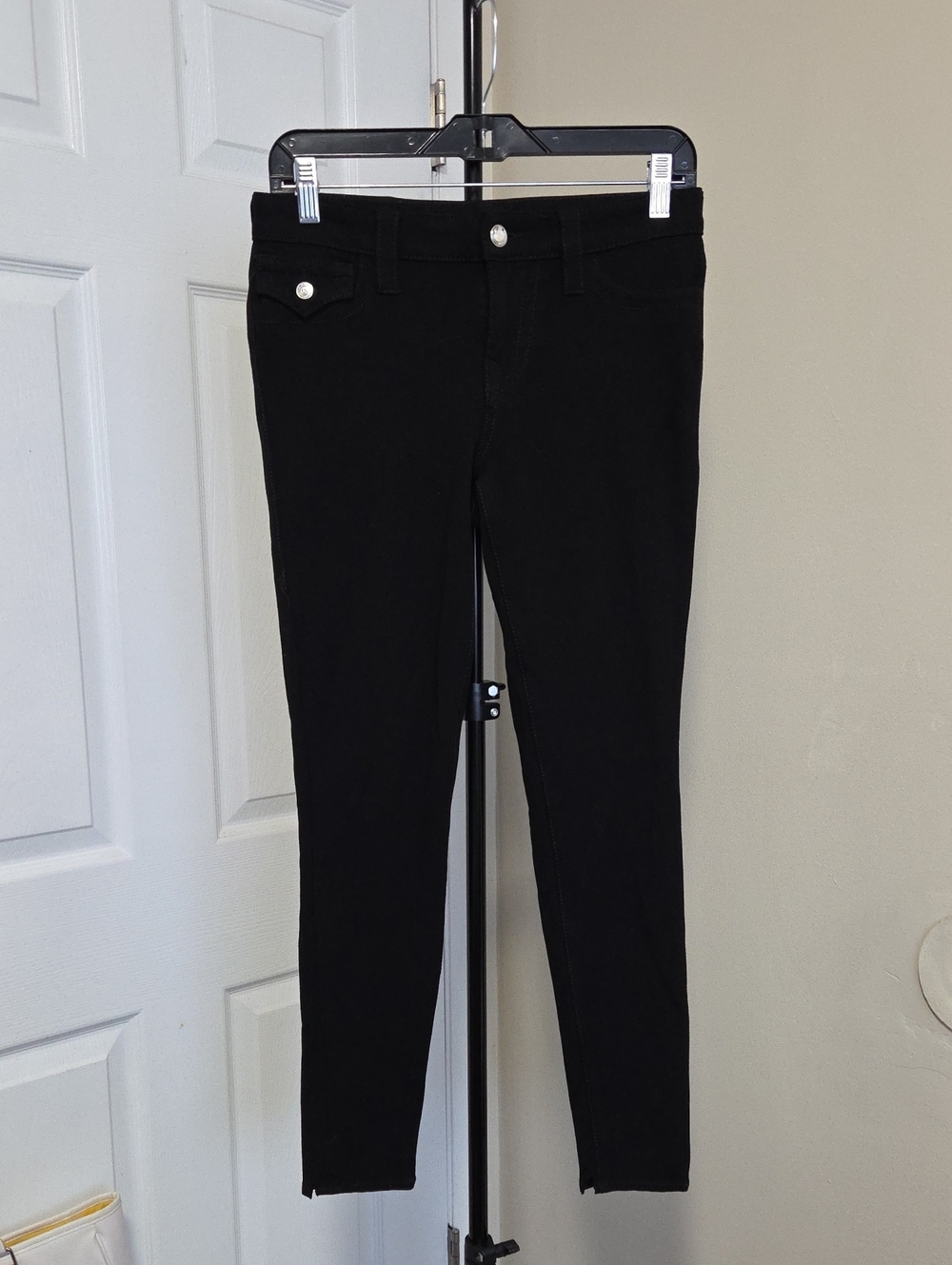 True Religion Black Skinny Ponte Pants